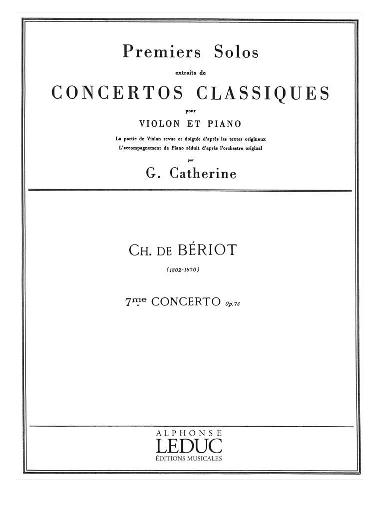 First Solos Extracted From The Classic Concertos